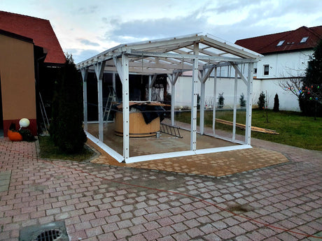 Inchideri terasa cu prelata transparenta
